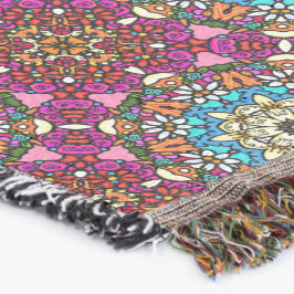 Flower Power V Garden Groovy Decke