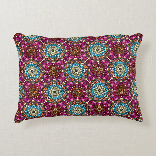 Flower Power V Garden Groovy Dekokissen (Vorderseite)