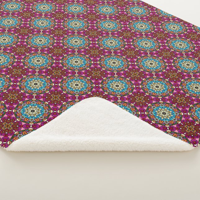 Flower Power V Garten Groovy Sherpadecke (3/4)