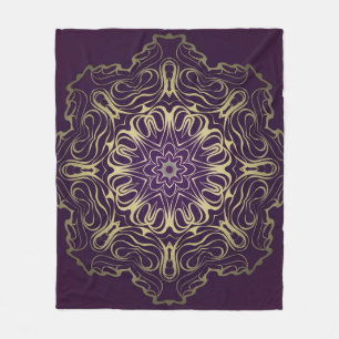 Flower Round Pattern. Illustration. Valentine's, B Fleecedecke