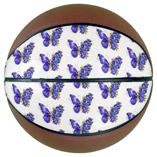 Flower Sapphire Butterfly Basketball (Vorderseite)