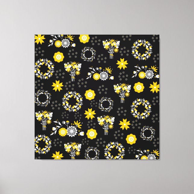 Flower Shop Grateful, Stretched Canvas Print Leinwanddruck (Vorderseite)