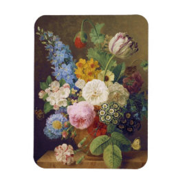 Flower Still Life by Jean Ulrich Tournier Magnet