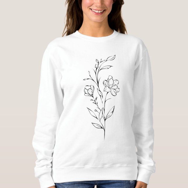 FLOWER  SWEATSHIRT (Vorderseite)