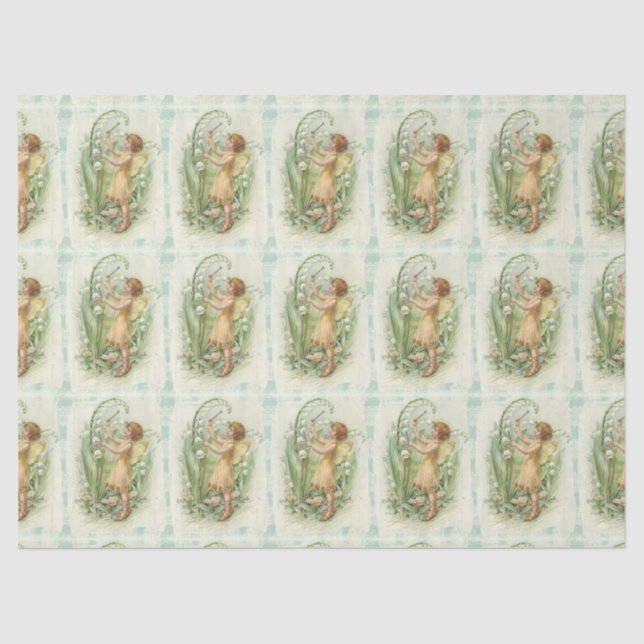 Flower und Fairy. Seidenpapier (Vorderseite)