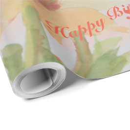 Flower Watercolor Papierprodukte Geschenkpapier