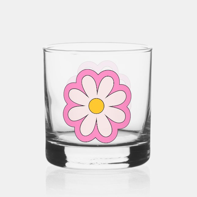 Flower Whiskyglas (Vorderseite)