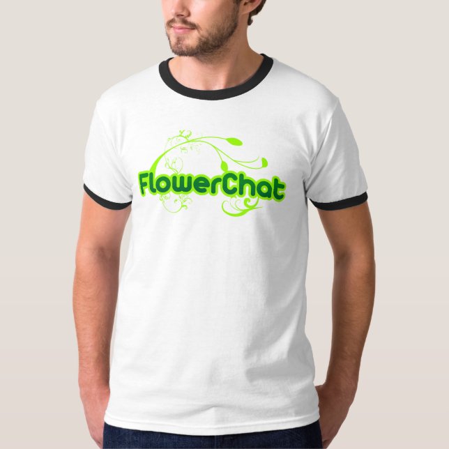 FlowerChat Wecker-Shirt T-Shirt (Vorderseite)