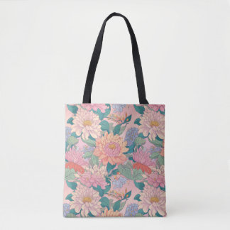 flowered cloth bag
