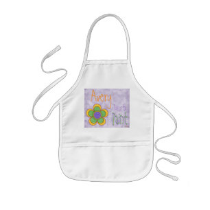 Flowered Painting Apron Kinderschürze
