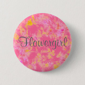 Flowergirl Knopf Button