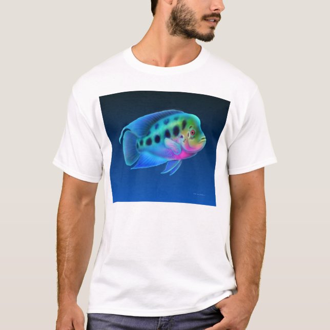 Flowerhorn Cichlid-Fisch-T - Shirt (Vorderseite)