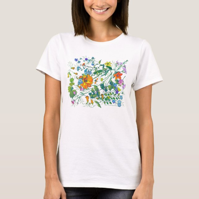 "FlowerMania" II T-Shirt (Vorderseite)