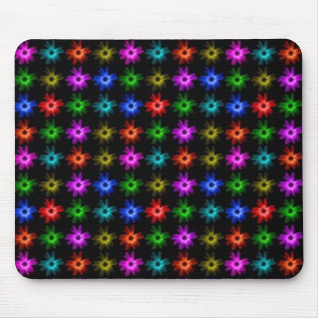 flowerpower Mäusematte Mousepad (Vorne)