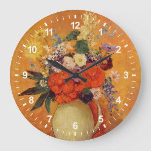 Flowers, 1910 große wanduhr