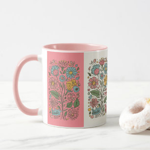 Flowers Coffee Mug Tasse