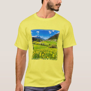 Flowers Dandelion Kanton Graubünden, Switzerland T-Shirt