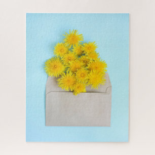 Flowers   Dandelions in Envelope Puzzle