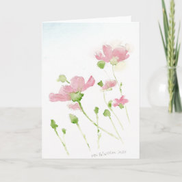 Flowers Feiertagskarte