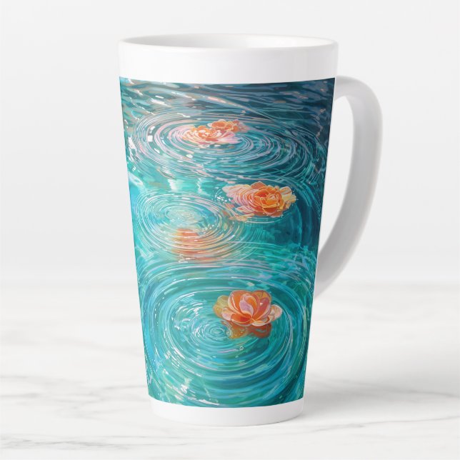 Flowers Floating on Water  Milchtasse (Rechte Ecke)
