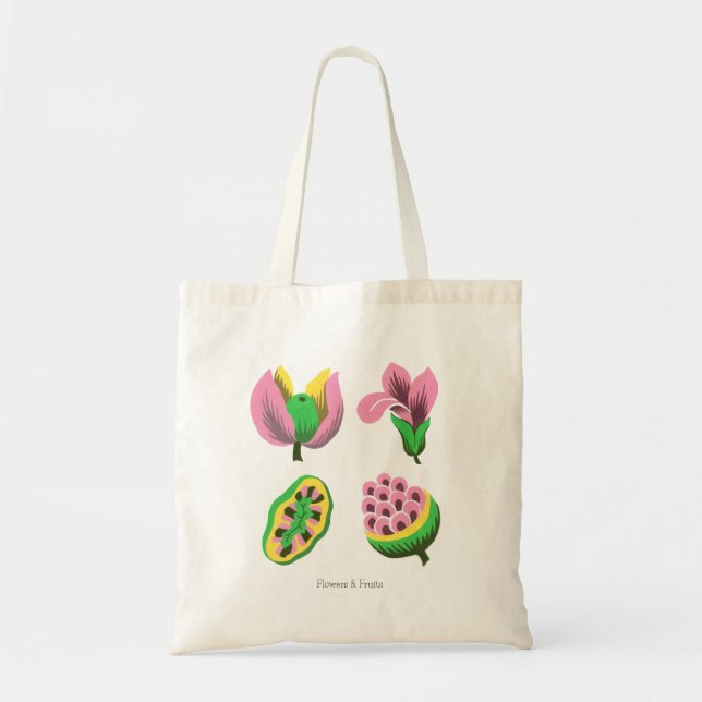 Flowers&fruits Tragetasche (Vorne)