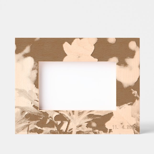 flowers geätzte rahmen (Vorderseite)