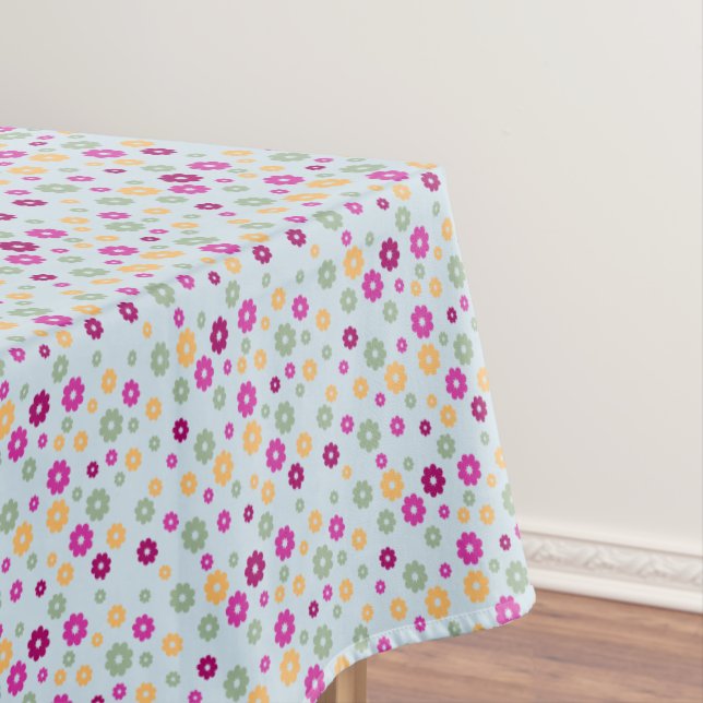 Flowers Multicolored Shades Design Tischdecke (Beispiel)