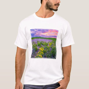 Flowers North Dakota Red River Valley T-Shirt
