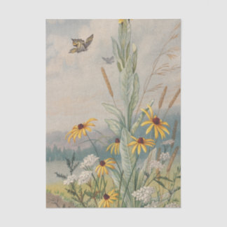 Flowers of the Meadow by Louis Prang Seidenpapier