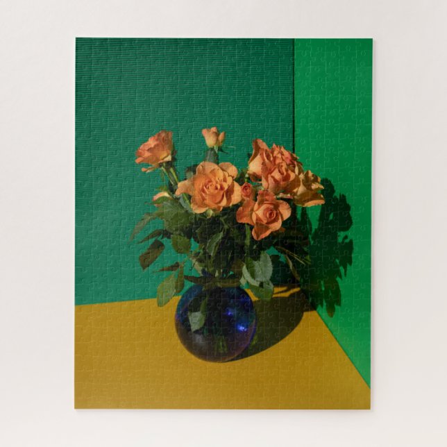 Flowers | Roses in Vase Puzzle (Vertikal)
