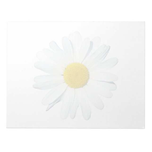 Flowers | Single Daisy Notizblock (Vorderseite)