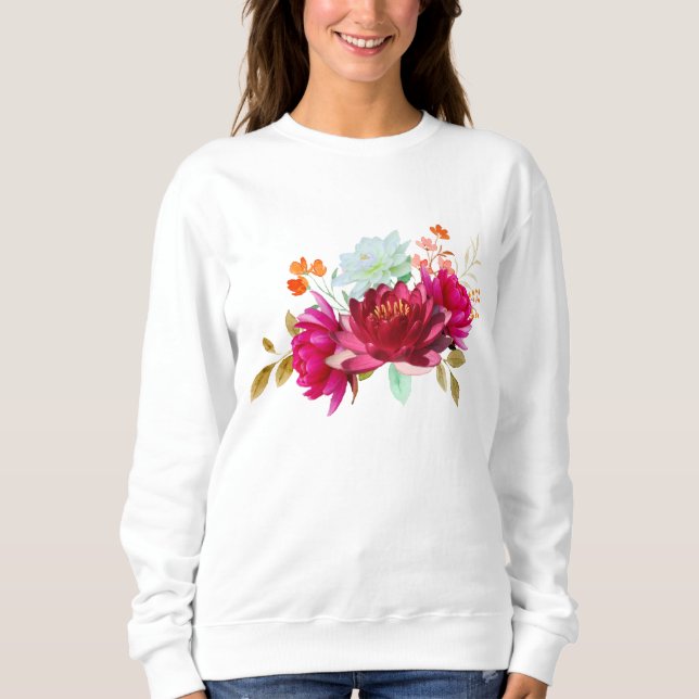 Flowers Sweatshirt (Vorderseite)