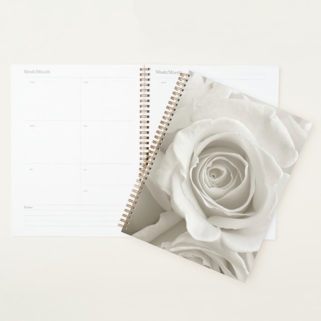 Flowers | White Roses Planer (Anzeige)