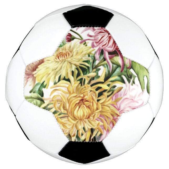 FLOWERY DESIGN FUßBALL (Vorderseite)