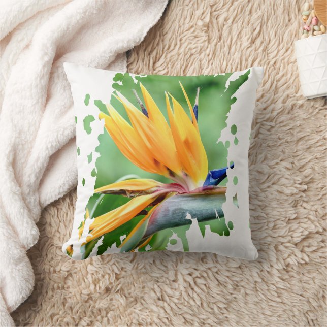 Flowery Splatter Kissen (Decke)