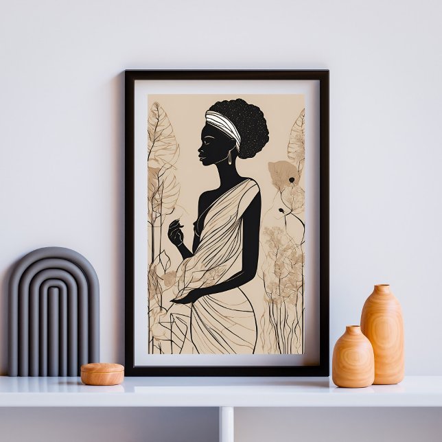 Flowing African Goddess  Poster (Von Creator hochgeladen)