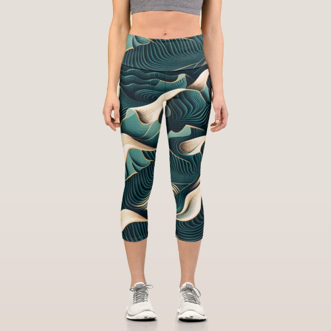 Flowing Harmony Capri Leggings (Vorderseite)