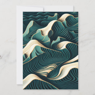 Flowing Harmony Feiertagskarte