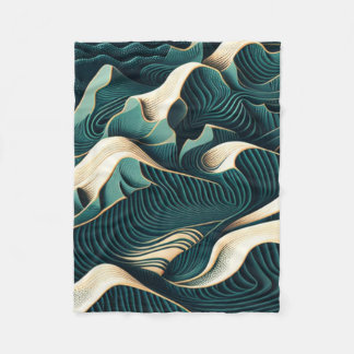 Flowing Harmony Fleecedecke