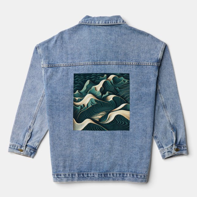 Flowing Harmony Jeansjacke (Rückseite)