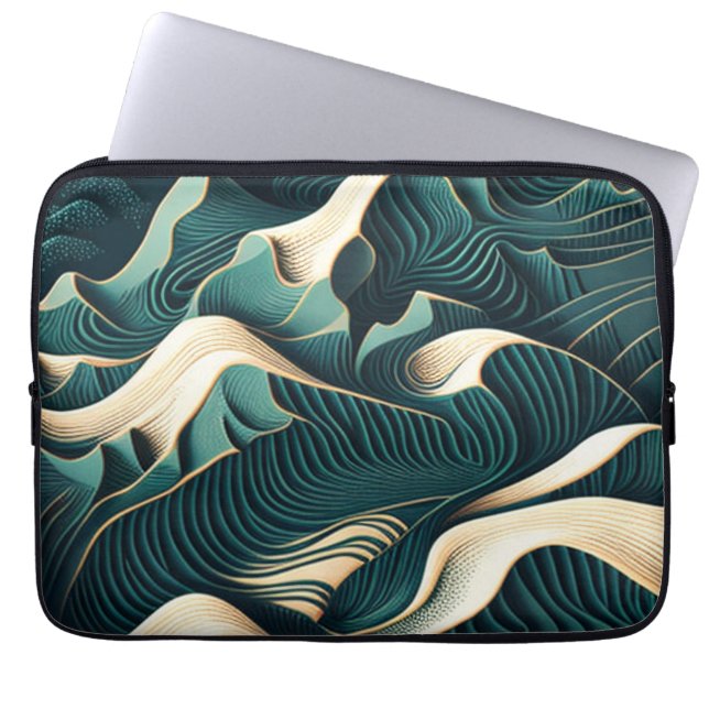Flowing Harmony Laptopschutzhülle (Vorderseite)