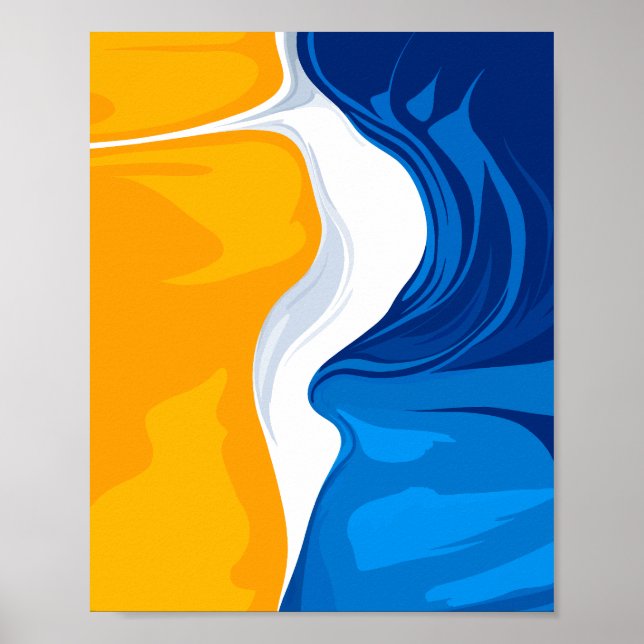 Flowing Harmony of Warmth and Depth Poster (Vorne)