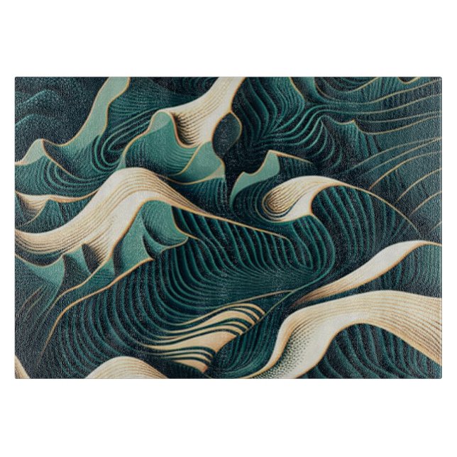 Flowing Harmony Schneidebrett (Vorderseite)