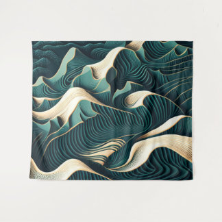 Flowing Harmony Wandteppich