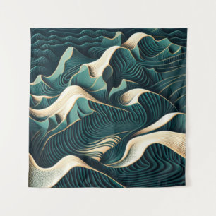 Flowing Harmony Wandteppich