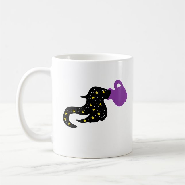 Flowing Water Bearer Mug – Clean Minimal Figure  Kaffeetasse (Links)