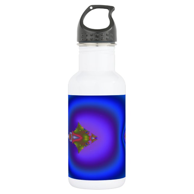 Flowndes Diamant-Fraktal Trinkflasche (Vorderseite)
