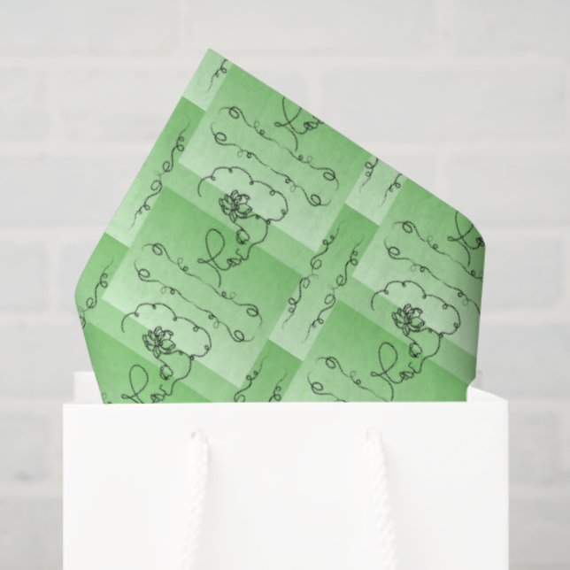 Flownseigenpapier Seidenpapier (Geschenktüte)