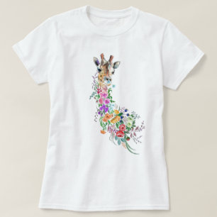 Flowral Giraffe T - Shirt