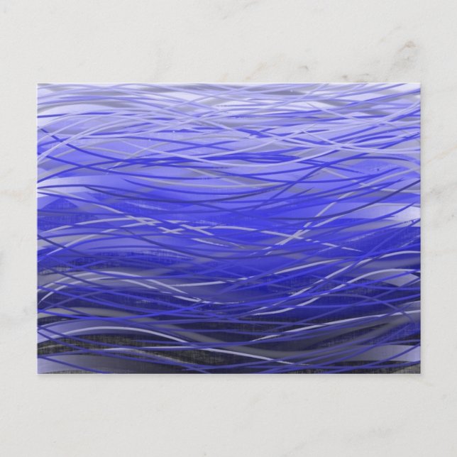 Flows Indigo Water - Postkarte (Vorderseite)